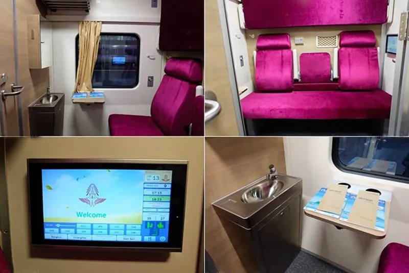 Thai First Class Berth Interior